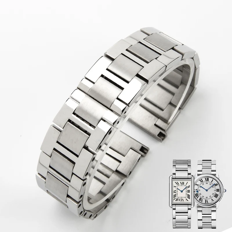 Men'S Accessories London - Ремешок из нержавеющей стали для Cartier