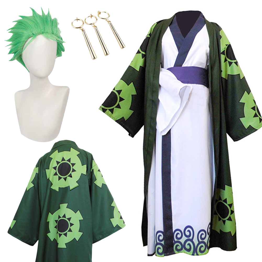 Men'S Kimono Accessories - Wano Country Ророноа Зоро Косплей Фэнтези