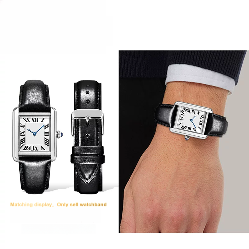 Men'S Accessories Cartier - Оригинальный кожаный ремешок для часов Cartier