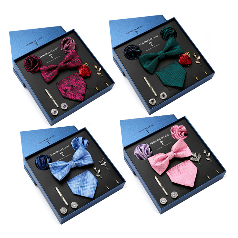 Зеленый мужской галстук Подаро – обзор и цена Neck Tie Set Box